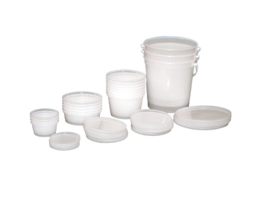 Theraputty 4oz and 6oz Containers and Lids ONLY (25 Pack)