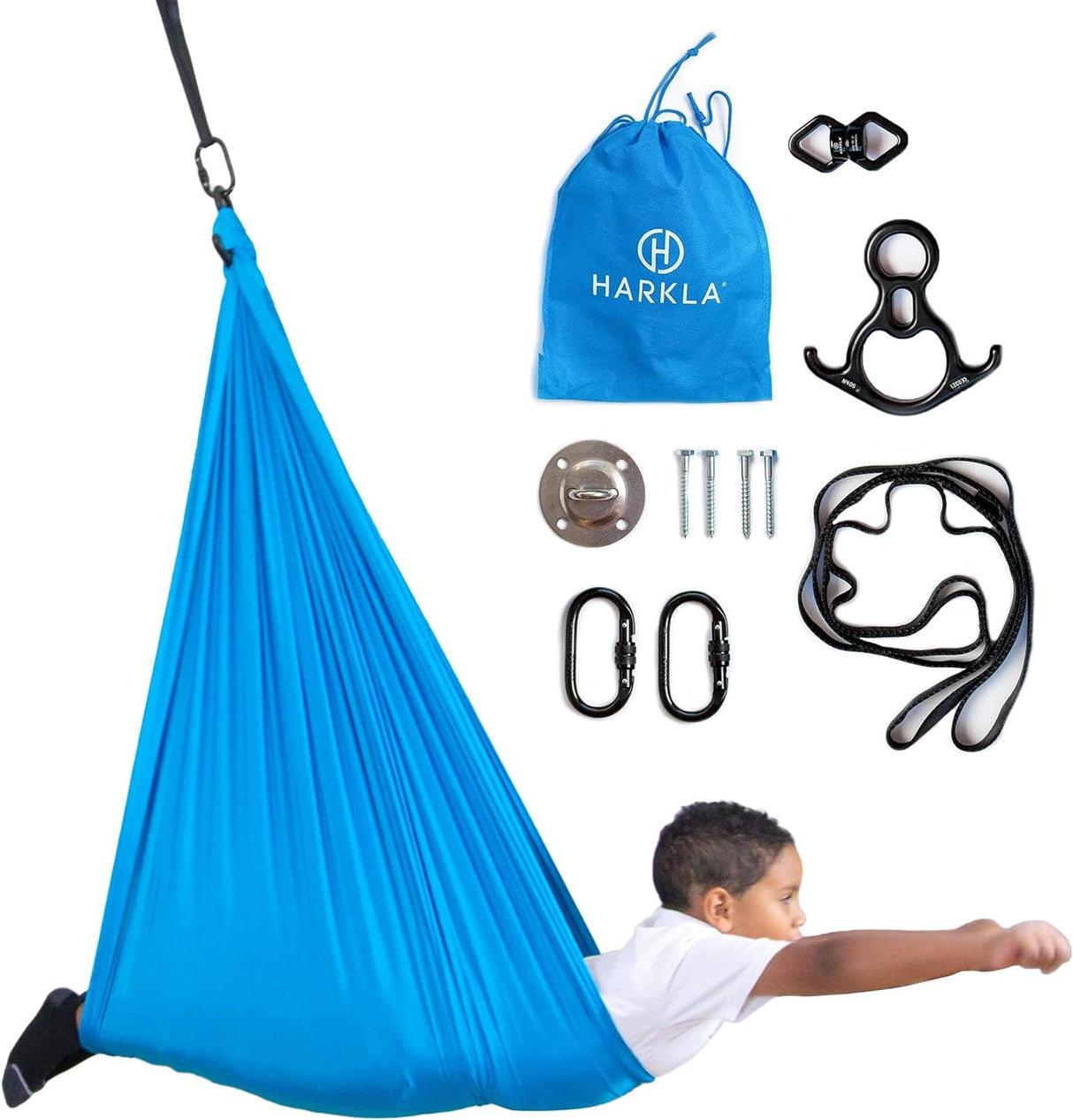 Harkla Compression Sensory Swing & Swivel for Kids & Adults