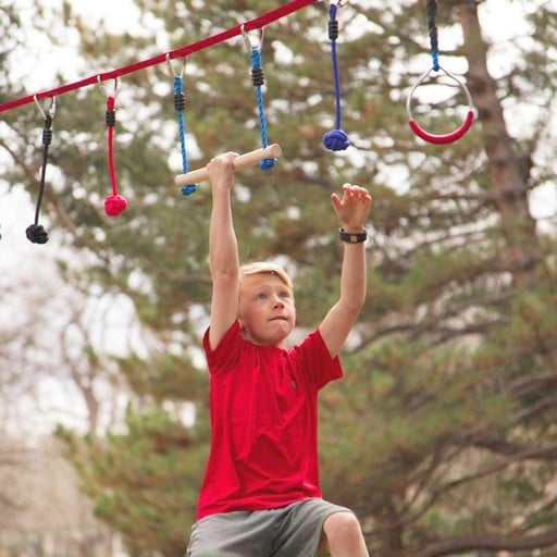 b4 Adventure NinjaLine 36’ Intro Kit with 7 Hanging Obstacles