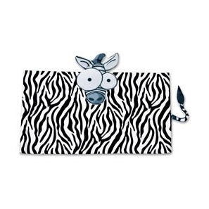 Weighted Zebra Animal Lap Pad (5 lb)