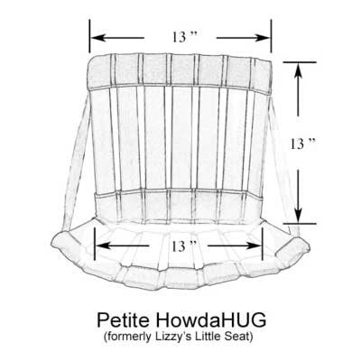 HowdaHUG Petite Adjustable Chair (Ages 3-5)