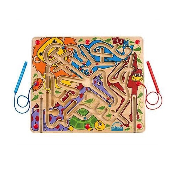 Hape Zoo'm 2 Player Magnetic Maze