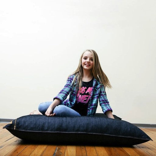 JAXX Black Denim Pillow Saxx Multi-Position Pillow & Crash Pad