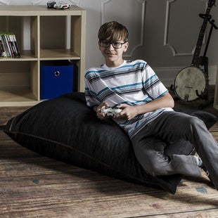 JAXX Black Denim Pillow Saxx Multi-Position Pillow & Crash Pad