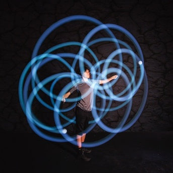 Spin-ballS Spinning Lights - USB Recharge & 22 Light Modes