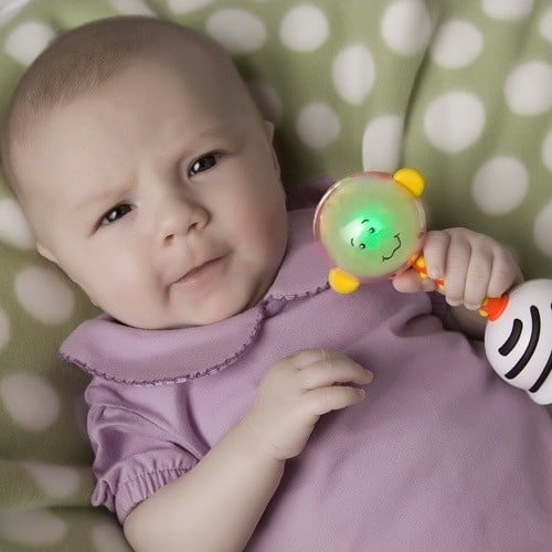 SmartNoggin Noggin Stik Developmental Light-up Rattle