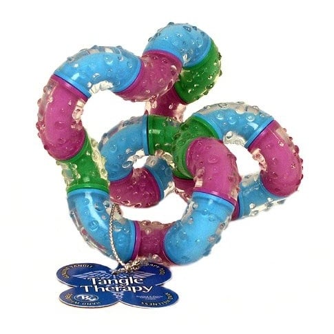 Tangle Therapy Hand Fidget for Hand Strengthening and Relaxation (Color may vary)