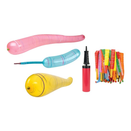 Rocket Balloon Set with 7” Pump & 20 High Flying Balloons