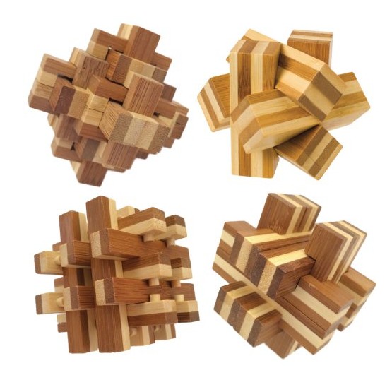 Bamboozlers™ Wooden Fidget Puzzles