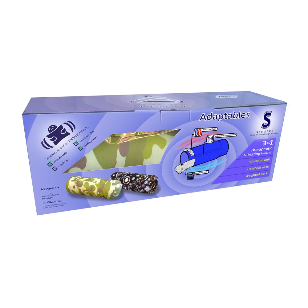 Senseez Adaptables - Hot/Cold 3 in 1 Vibrating Pillows for Teens