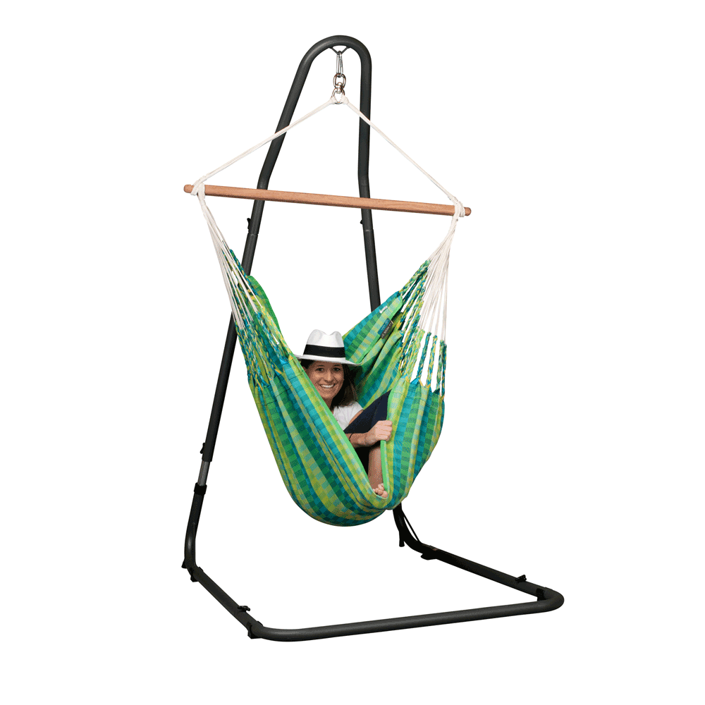 Amura Anthracite Steel Stand for LA SIESTA Hammock Chairs & JOKI Swing