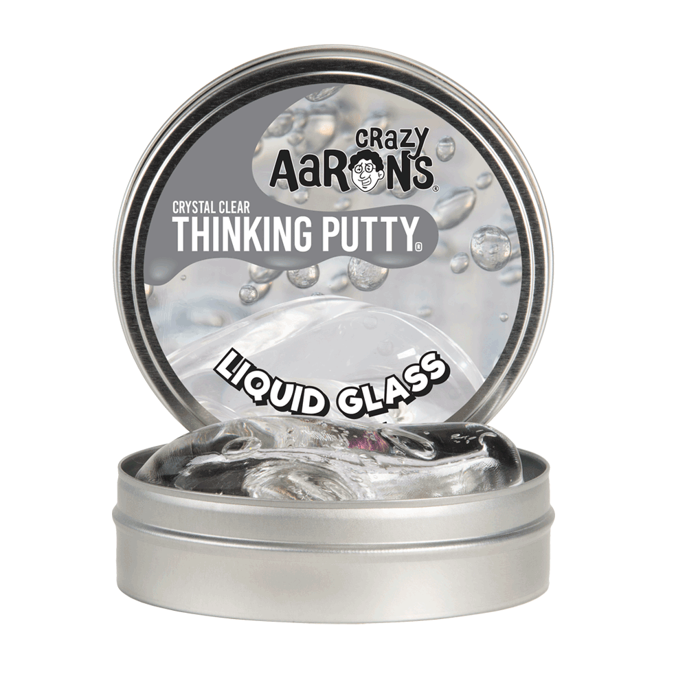 Crazy Aaron's Liquid Glass 4” Thinking Putty