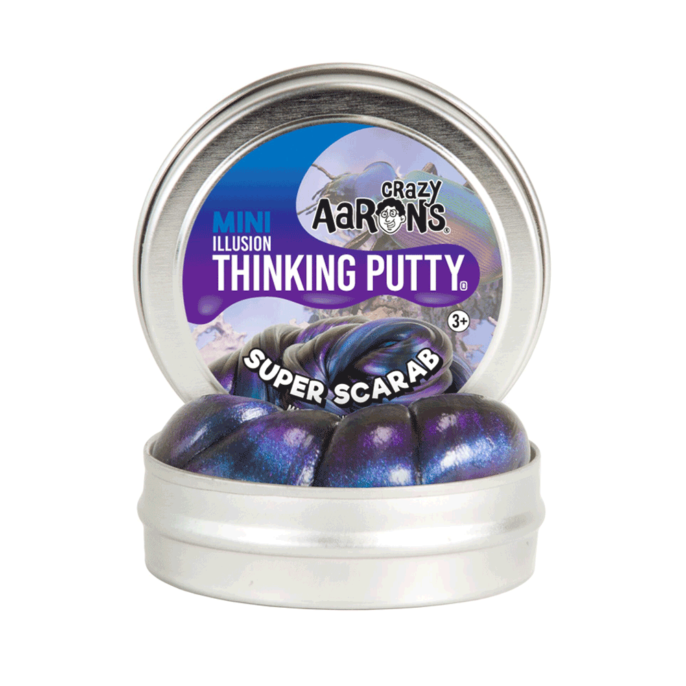 Crazy Aaron's 2” Mini Tins Assorted Mix-n-Match! Thinking Putty