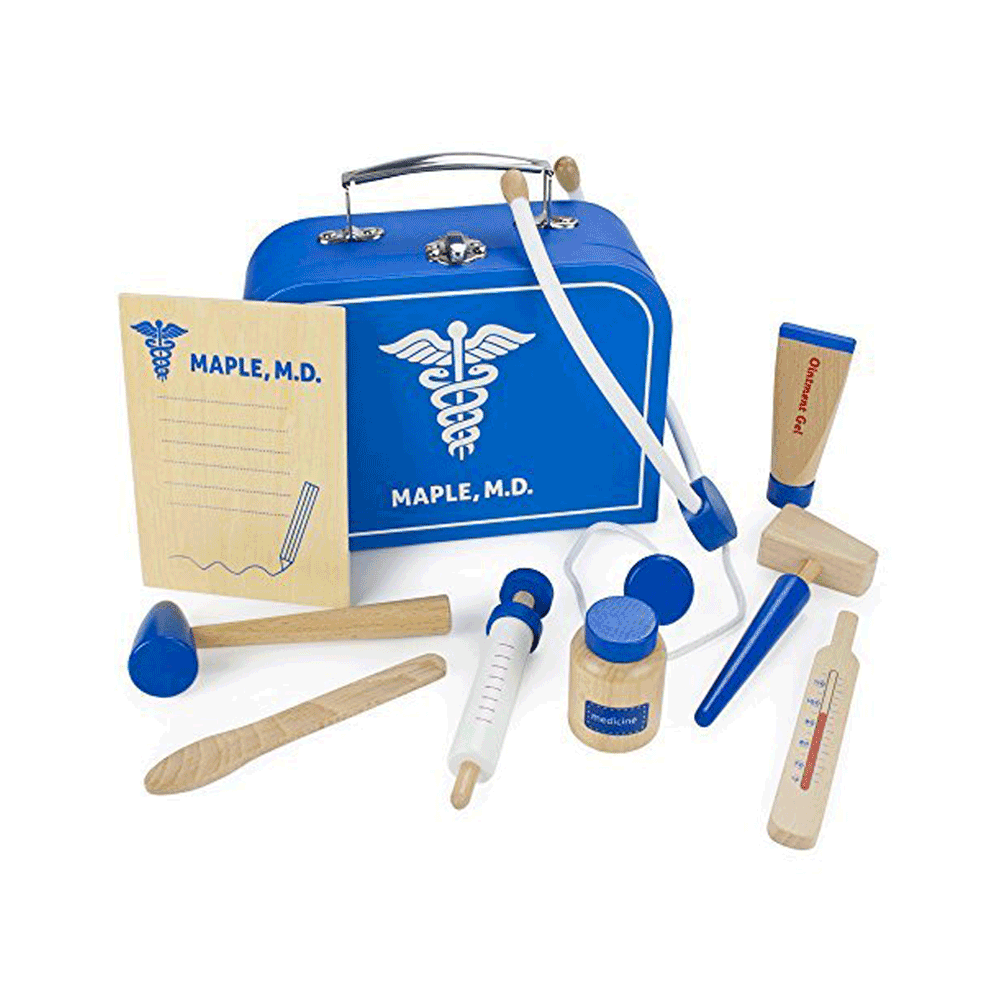 Dr. Maple's Wooden Wonders Medical Kit - 10 Peice Set!