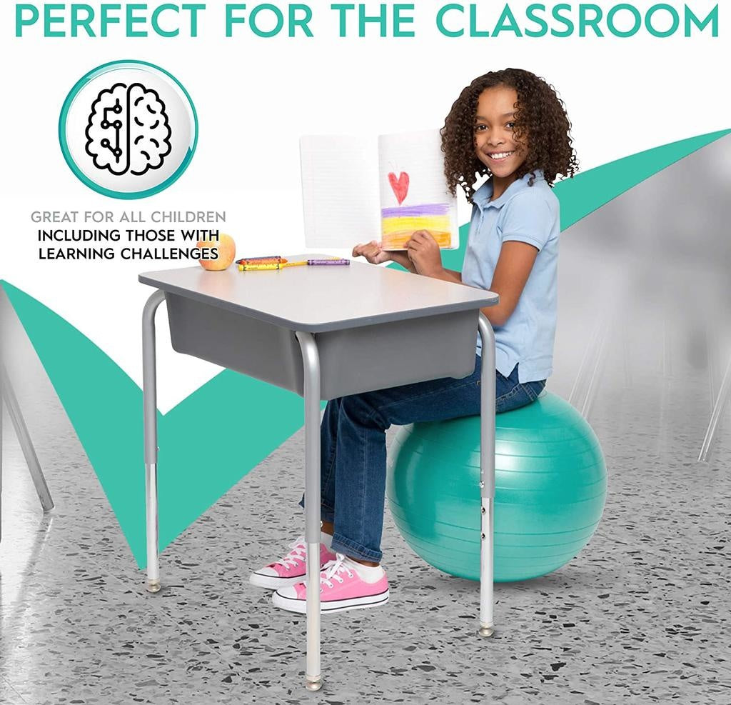 No Roll, Weighted Balance Ball Chair