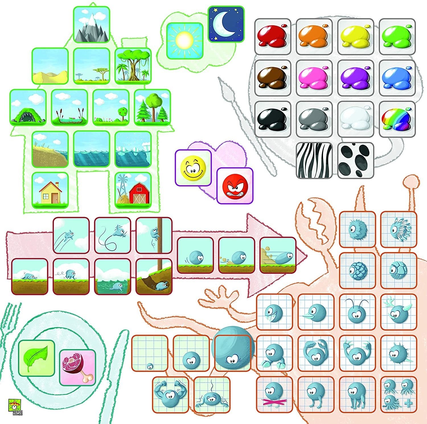 Concept Kids Animals - Cooperative Guessing Game for Kids & Adults