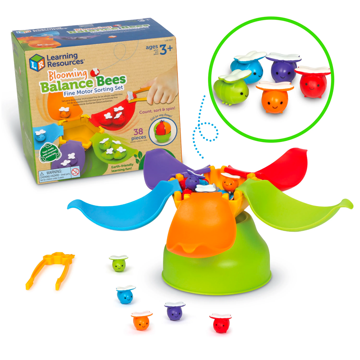 Blooming Balance Bees Fine Motor Sorting Set