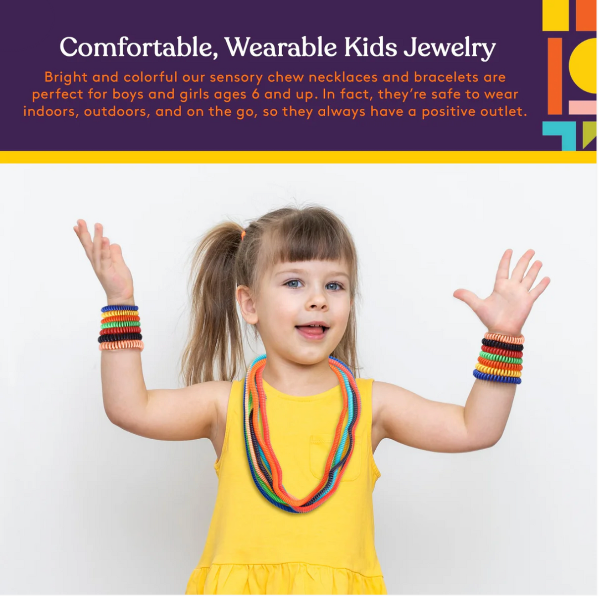 Chewy Jewelry Sensory Necklaces and Bracelets