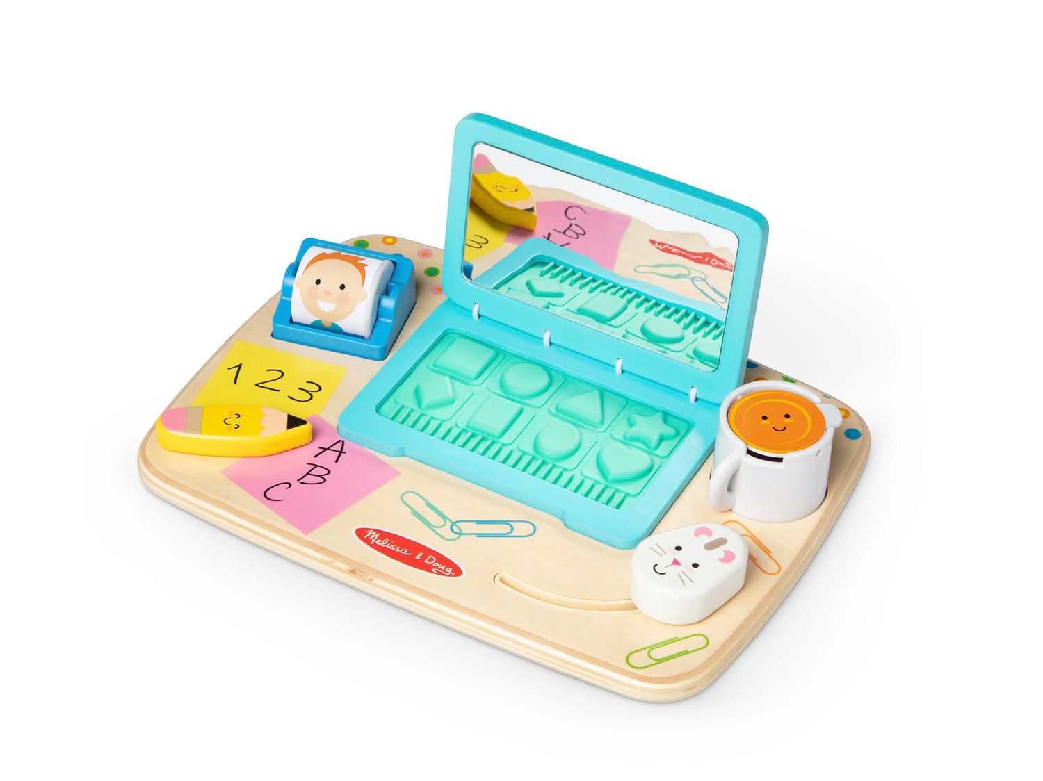 Melissa & Doug's Work & Play Desktop Activity Board