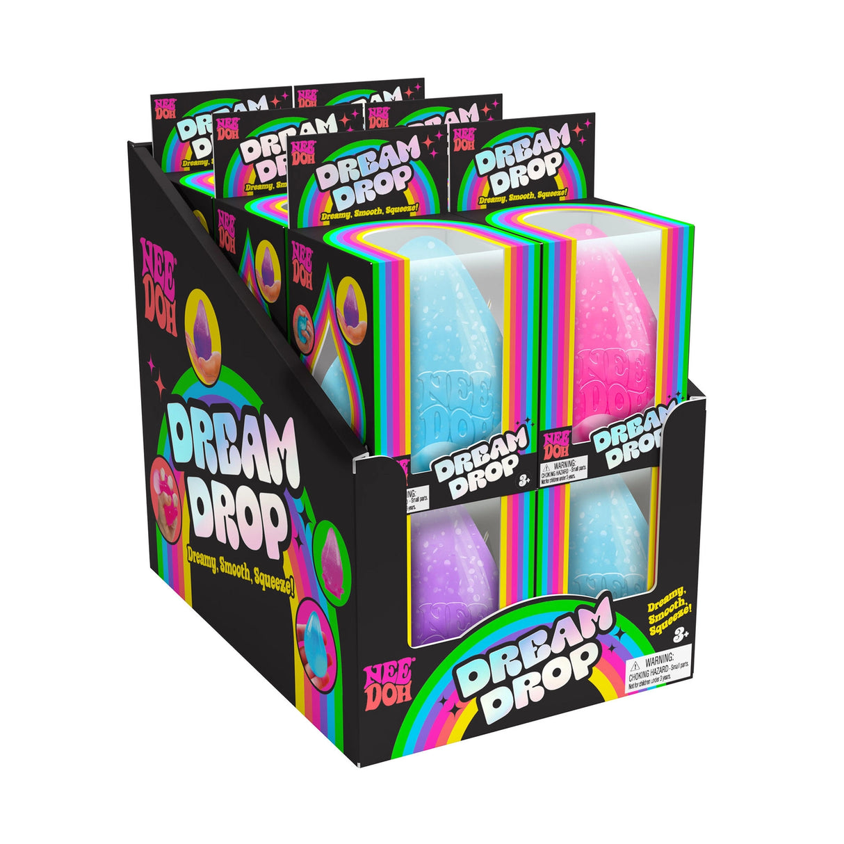 NeeDoh Dream Drop – Sensory Squeeze Toy with Dreamy Smooth Squeeze