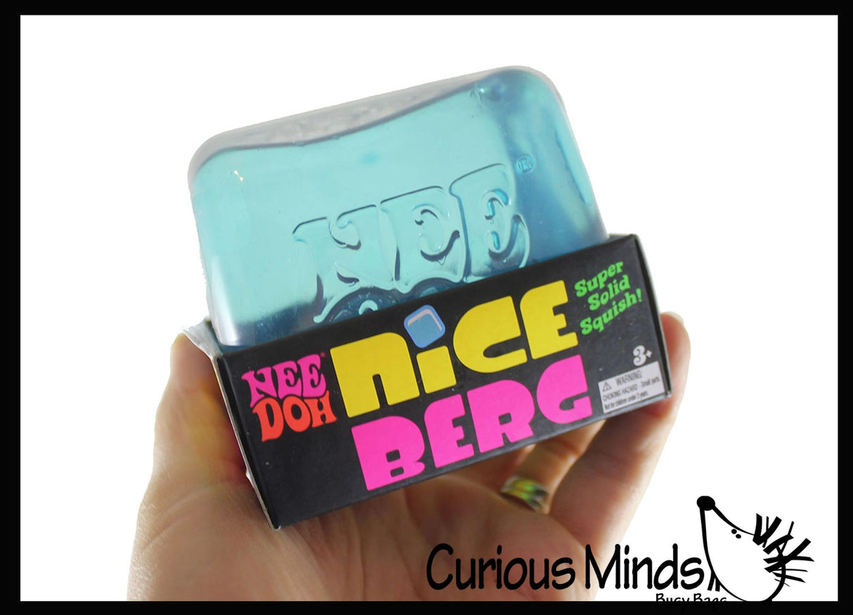 NeeDoh Nice Cube – Sensory Squeeze Toy with Super Solid Squish