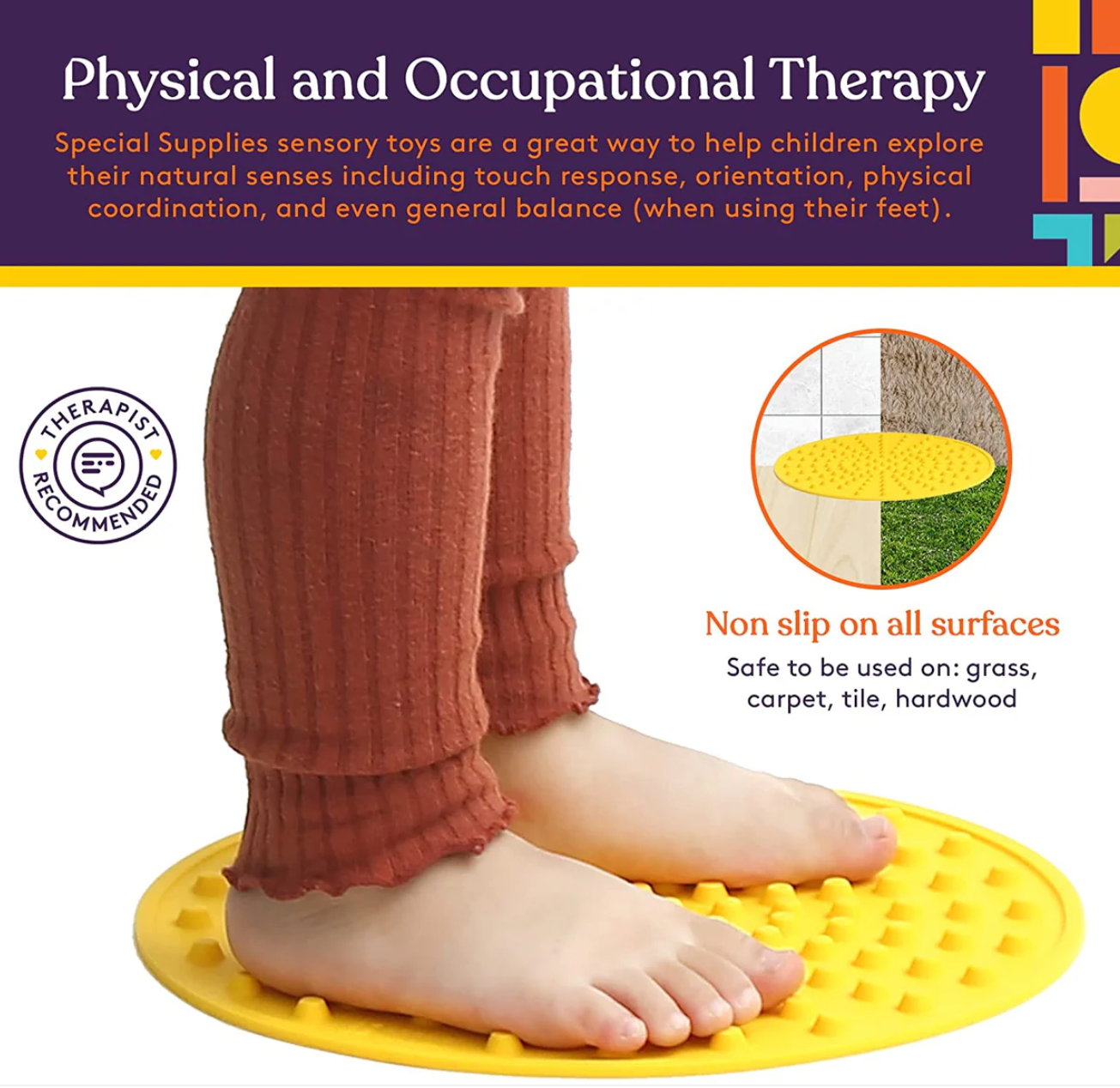 Sensory Discs Matching Game – 20 Pack with Eye Mask