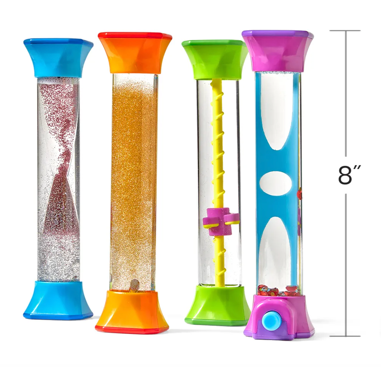Sensory Fidget Tubes, Set of 4