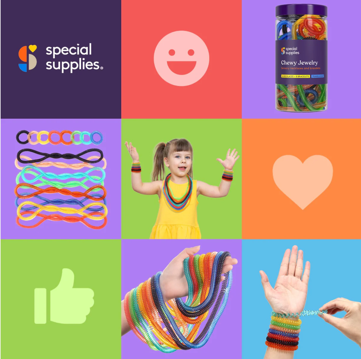 Chewy Jewelry Translucent Necklaces and Bracelets