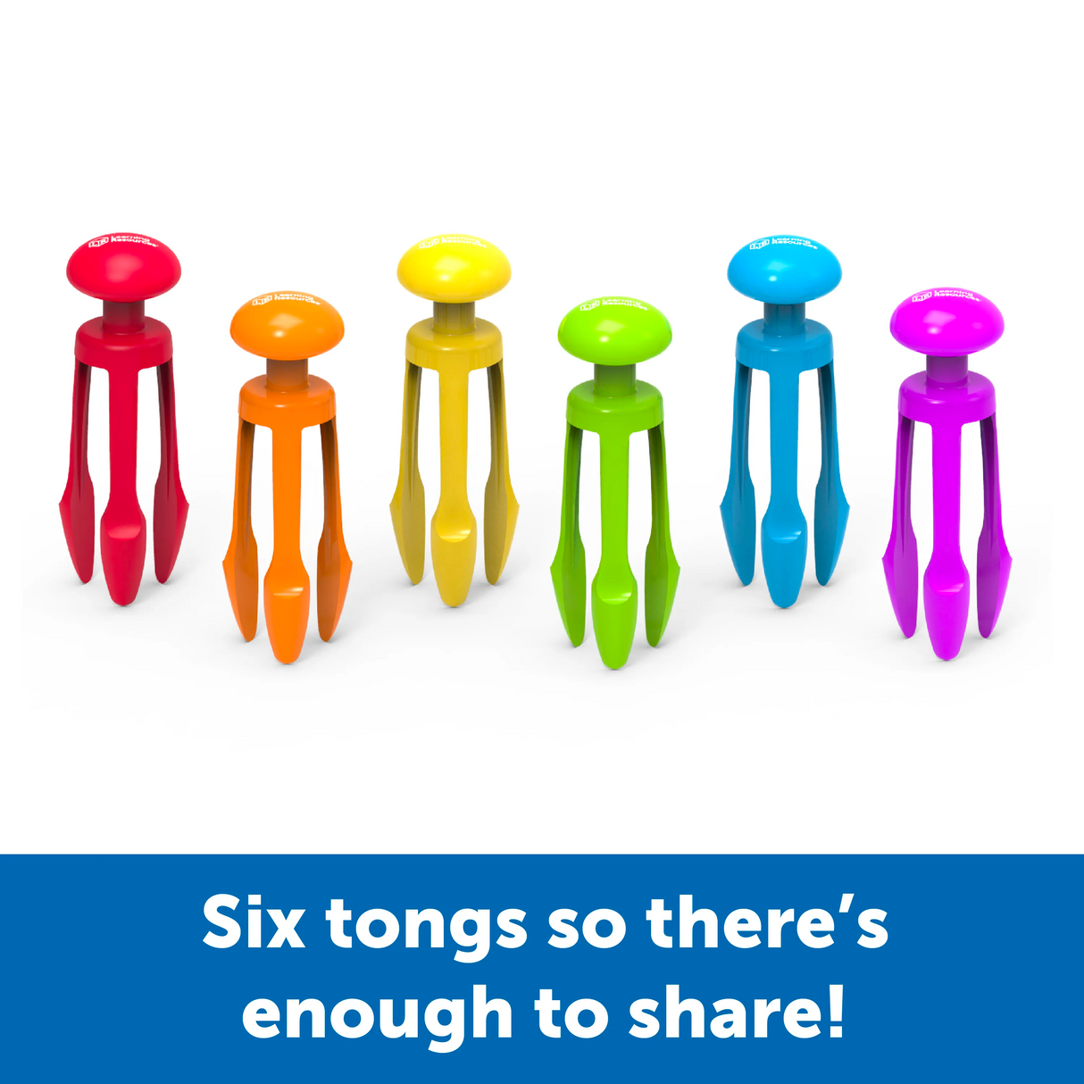 Tri-Grip Tongs, Set of 6