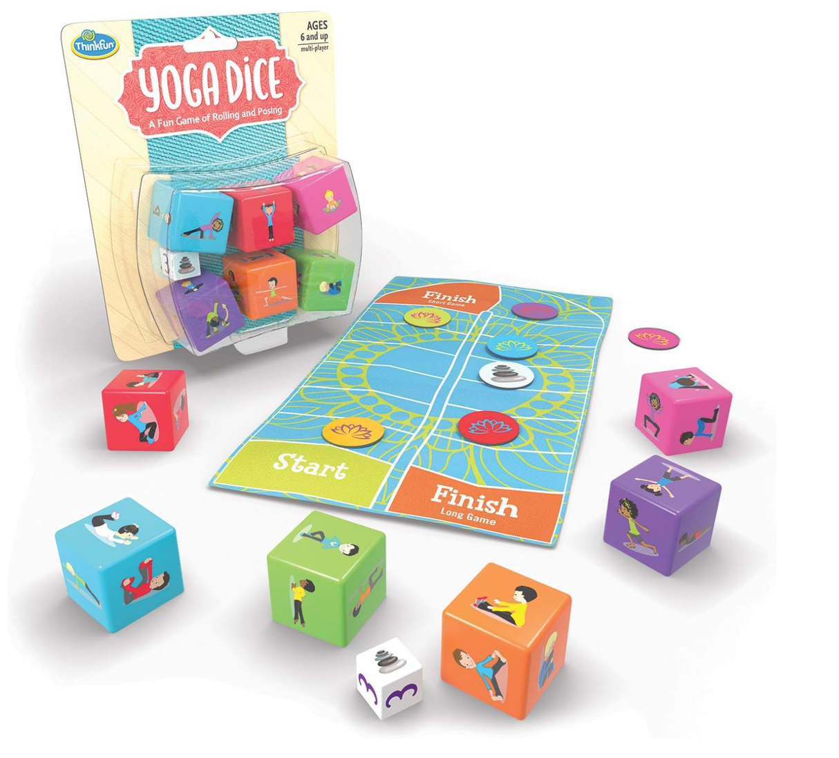 ThinkFun Yoga Dice Game