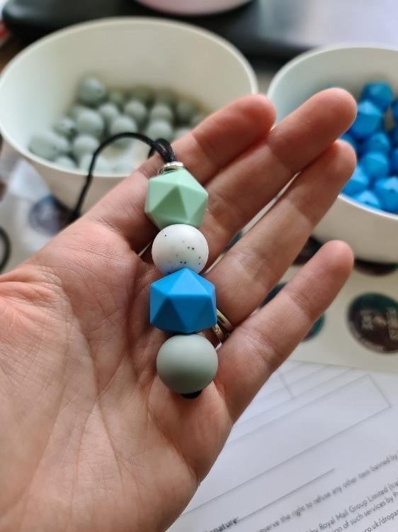 SAM Sensory™ & More Zen Bite-Me! Beaded Zipper-Pull