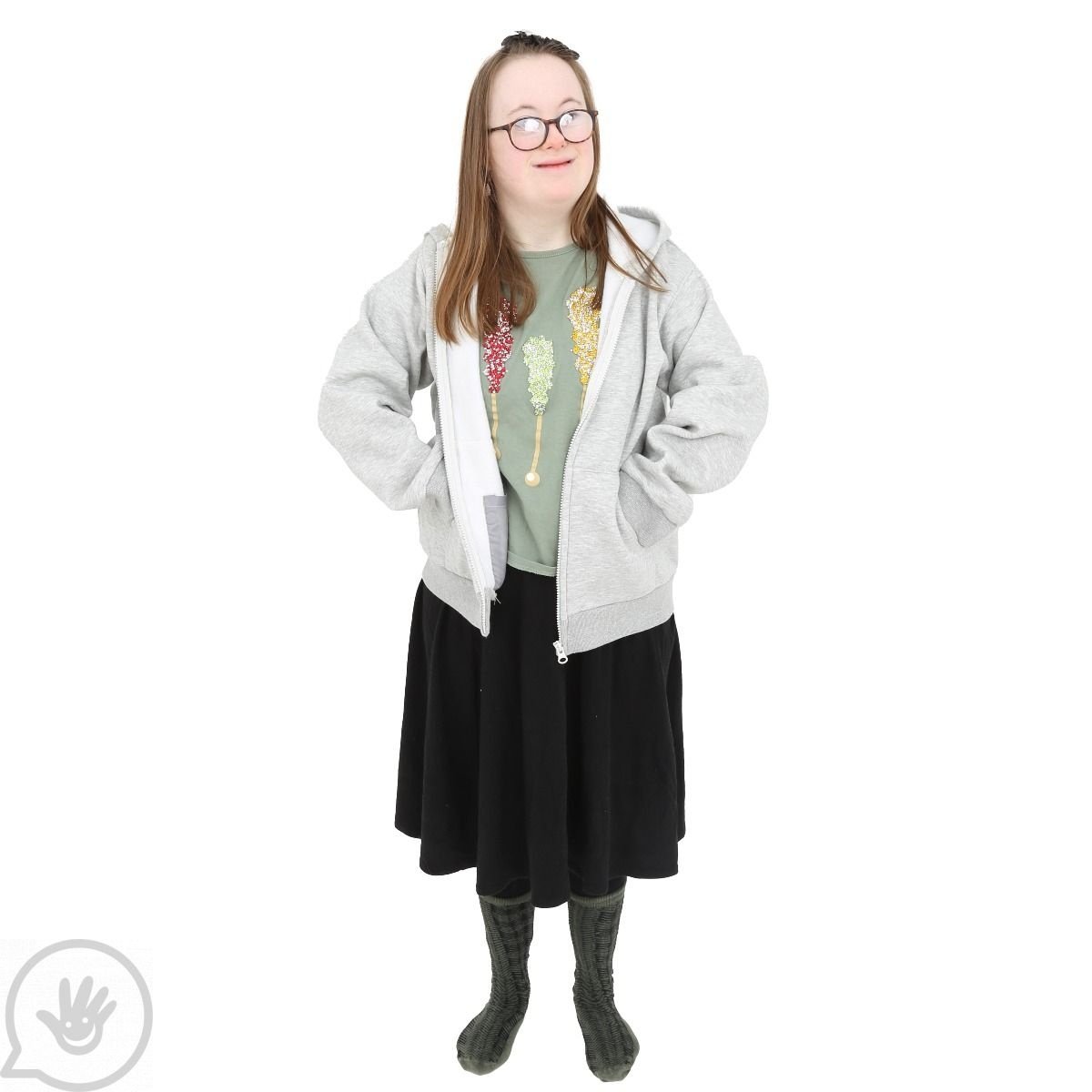 Weighted Fleece Hoodie Jacket