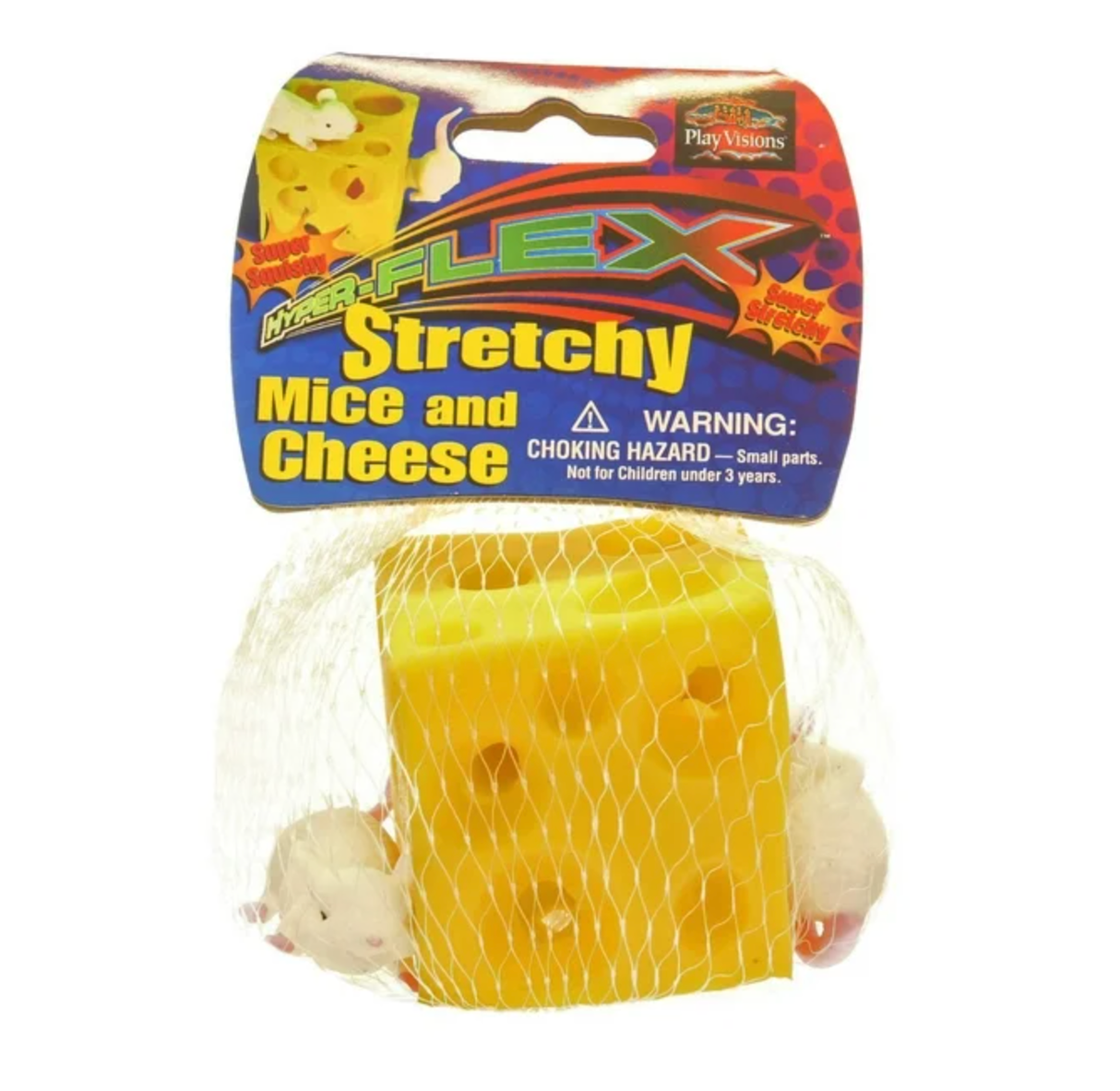 Play Visions Hyper Flex Stretchy Mouse and Cheese