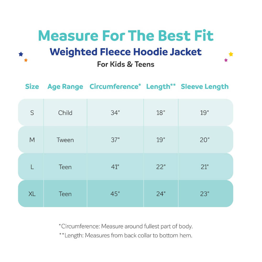 Weighted Fleece Hoodie Jacket