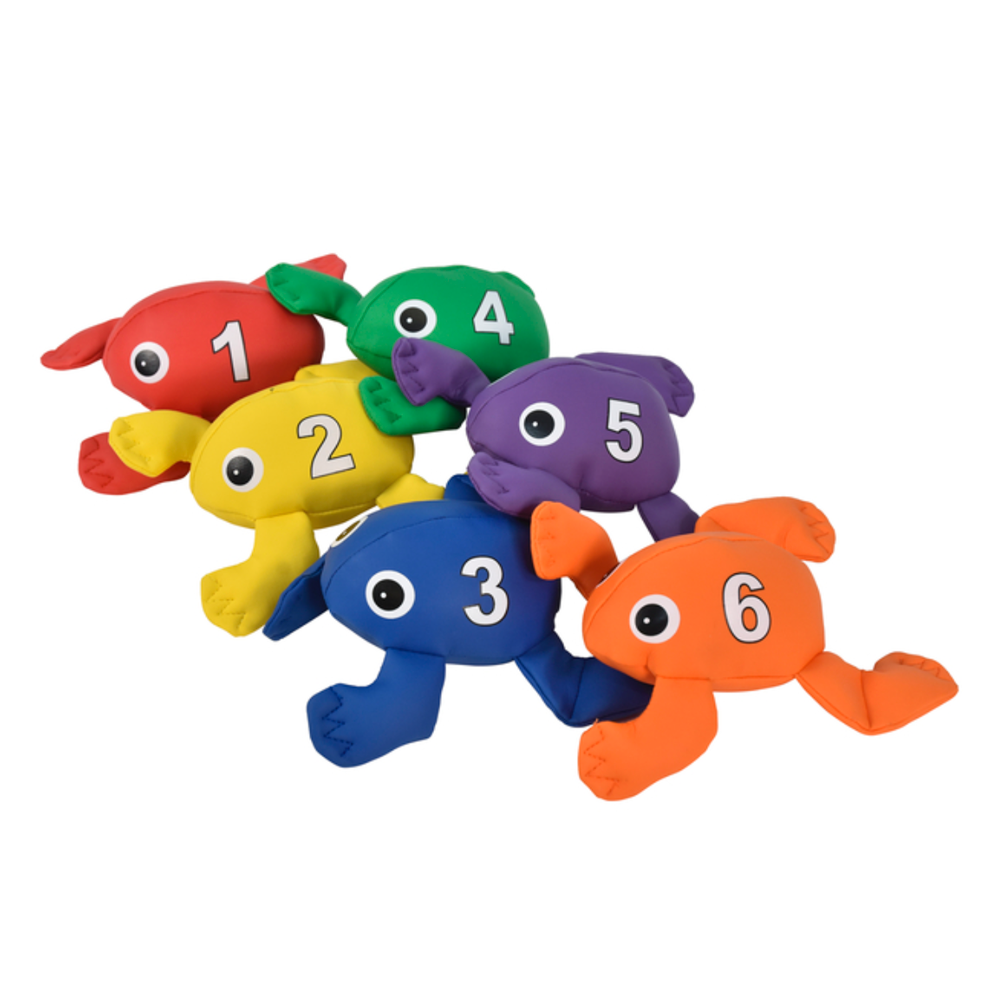 Sportime Numbers 1-6 Frog Beanbag Sets
