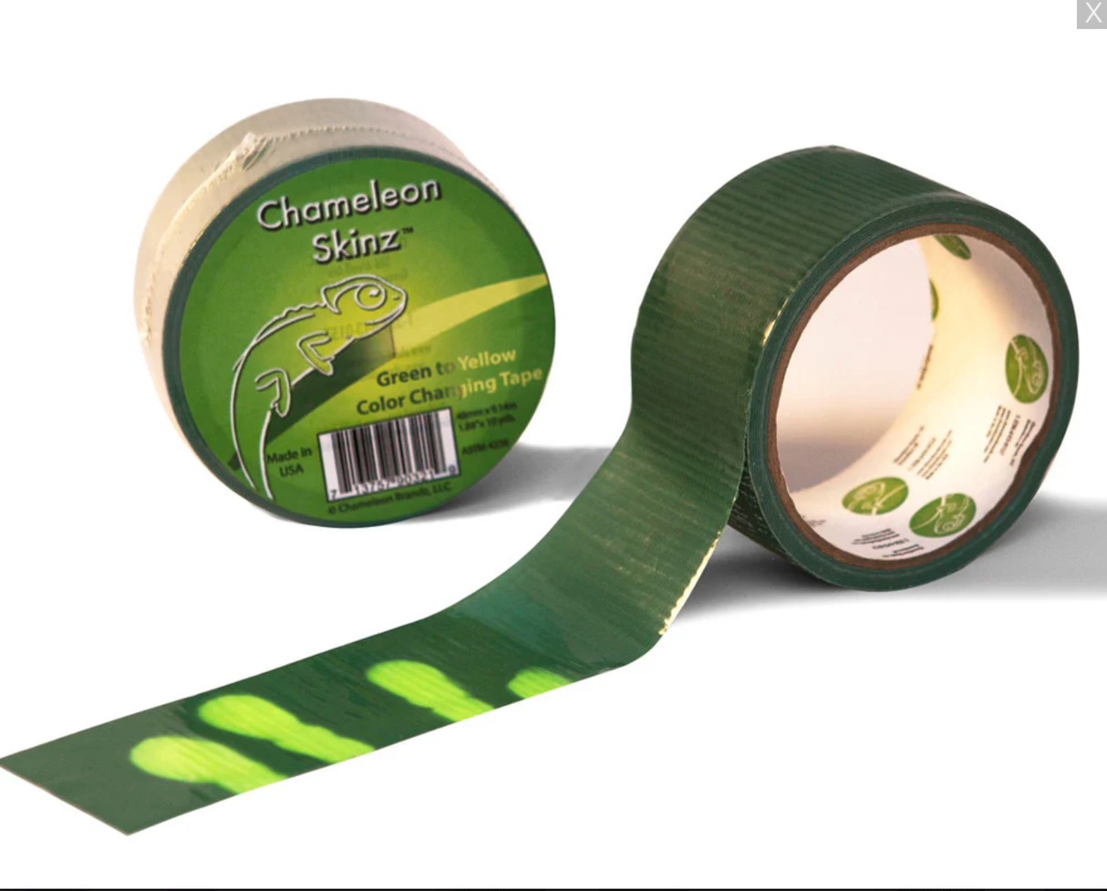 Chameleon Skinz Duct Tape - with color-changing magic!