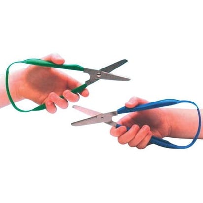 Standard Easy-Grip Scissors - Choose Right or Left Handed!