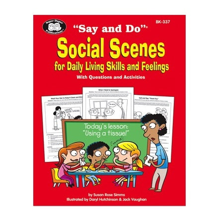 Super Duper® "Say and Do"® Early Social Scenes Combo (3 Book Set)