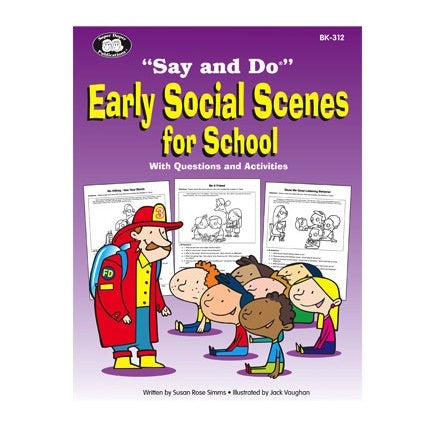 Super Duper® "Say and Do"® Early Social Scenes Combo (3 Book Set)
