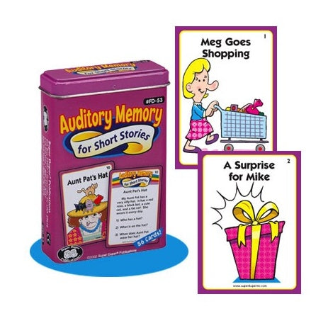 Super Duper® Auditory Memory for Short Stories Fun Deck®