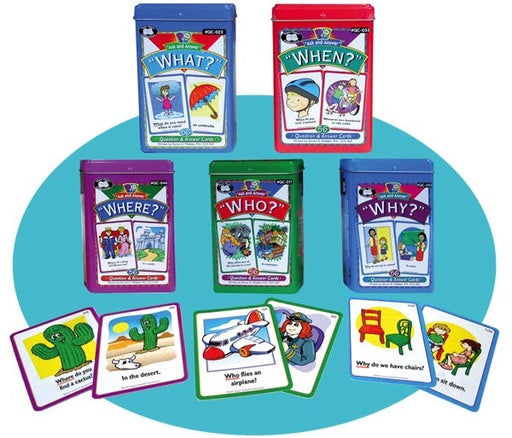 Super Duper® Ask & Answer® "WH" Cards (Single Packs)