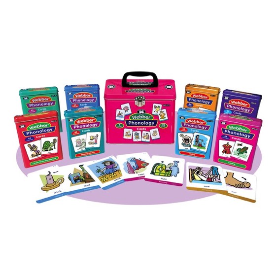 Webber® Phonology Combo Cards (Includes All 8 Sets)