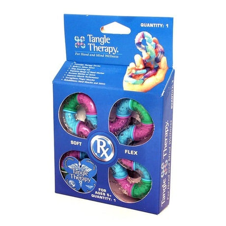 Tangle Therapy Hand Fidget for Hand Strengthening and Relaxation (Color may vary)