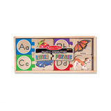Melissa & Doug Alphabet Wooden Puzzle Cards