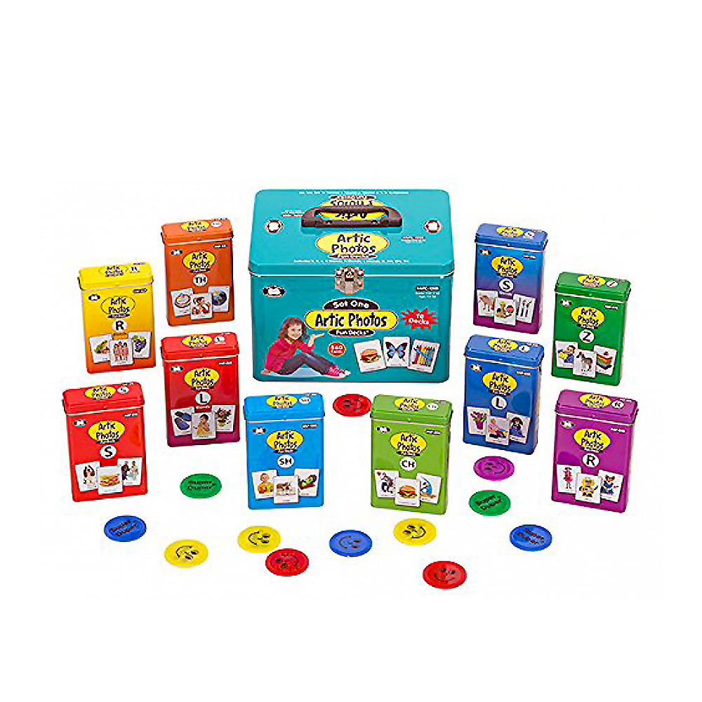 Super Duper® Artic Photos Fun Decks® Combo Set 1 - For Articulation & Language