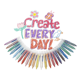 Wonder Stix 12” x 17” Write & Wipe Placemat Kits: Makes studying & eating at home fun again!