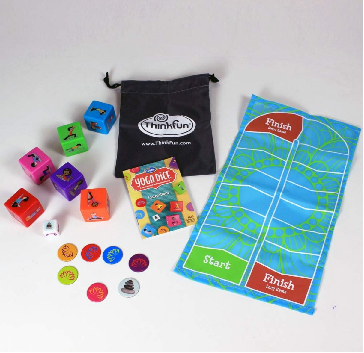 ThinkFun Yoga Dice Game