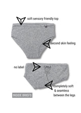 SAM Sensory™ & More Seamless Organic Cotton Briefs