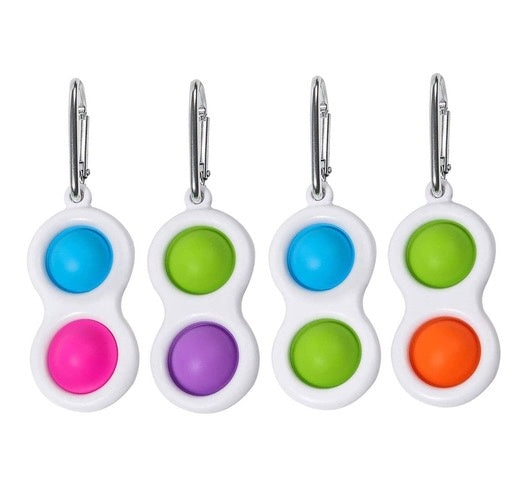 Simple Dimple Fidget Key Chain
