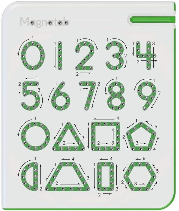 Kid O 0-9 Learn Your Numbers and Shapes Magnatab - Image 2